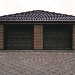 Model Gudhjem garageport fra SkjoldPorte